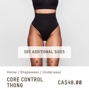 Core control thong